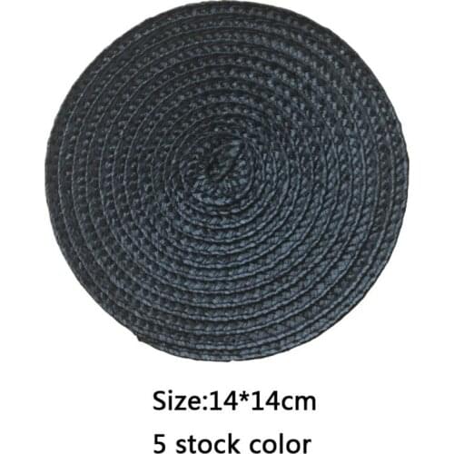 14cm PP Round Base Fascinator Base Millinery Acc For Headpiece #5 color 30pcs/lot