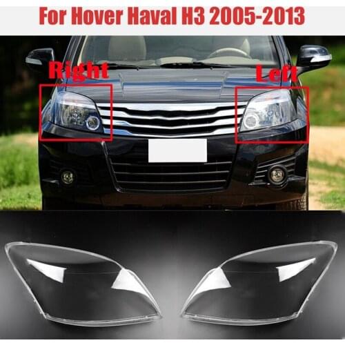 For Great Wall Hover Haval H3 2005-2013 Car Headlight Cover Clear Lens Headlight Lamp Shade Shell