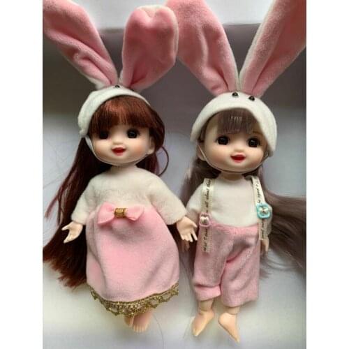 New styles 16cm BJD Doll Costume Clothes Fashion Doll Skirt Girl Dress Up Toy Accessories Children DIY Gift