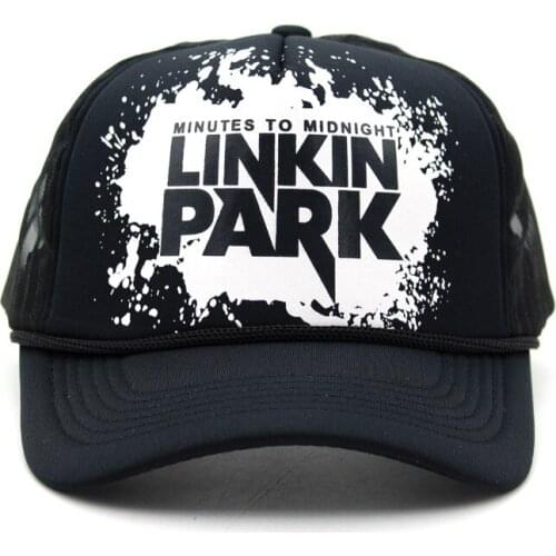 Summer Adult Black acrylic Mesh Sport hat Trucker Cap Female Men Outdoor Leisure Printed Baseball hat