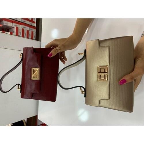 Lal Shoes & Bags Silvery Handle Clip Small Hand Bag-dore 'Turkish' Quality 2021 Fashion Design Season Comfort Fast shipping