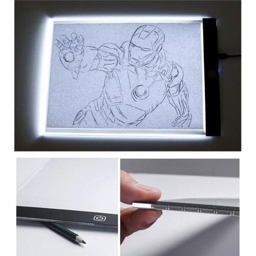 A4 3 Level Dimmable Led Drawing Copy Pad Board Childrens Toy Painting Educational Kids Grow Playmates Creative Gifts