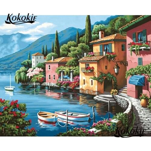 Landscape embroidery full square 5d diamond-painting Rhinestones pictures diy diamond mosaic sale diamond art home decoration