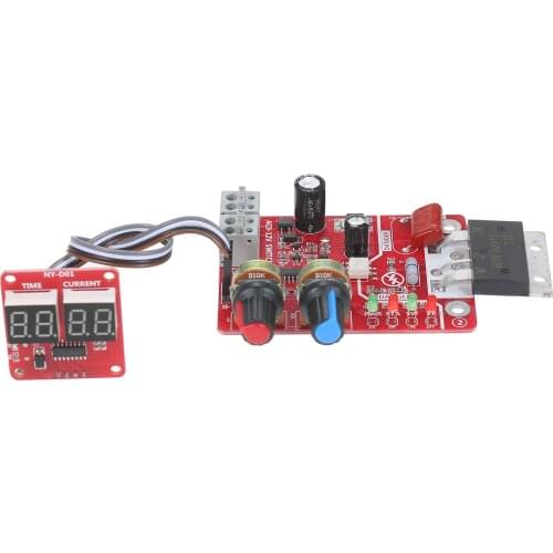 40/100A Spot Welding Control Board DIY Control Board Digital Display Single Chip Microcomputer for Adjusting Time and Current