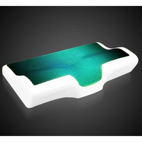 SB Memory Foam Gel Pillow Summer Ice-cool Anti-snore Slow Rebound Sleep Pillow Orthopedic Soft Health Care Neck Home Pillow