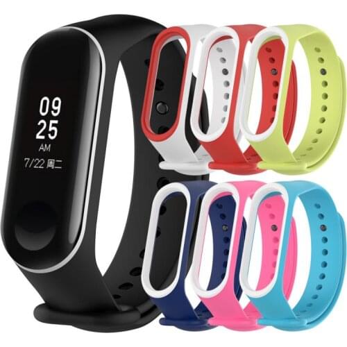 Watch Strap For Xiaomi Mi Band 3 4 Smart Wristband Bracelet Replacement Sports Watch Band Strap For Xiaomi Mi Band 3 4