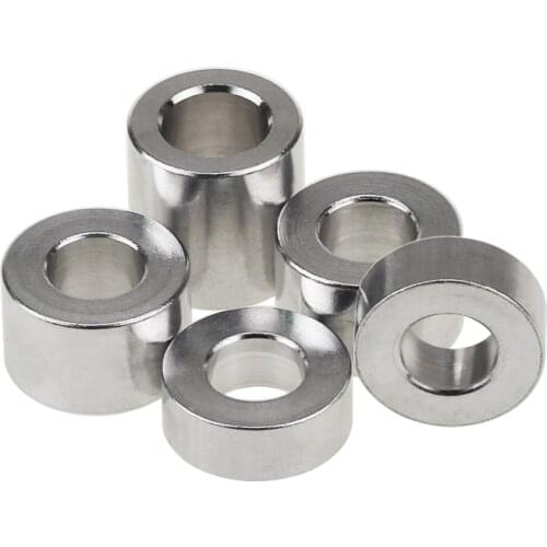 10pcs 3.1mm-3.9mm inside diameter aluminum alloy washers thicken washer casing gaskets ferrule gasket 4mm-8mm OD 1mm-20mm thick