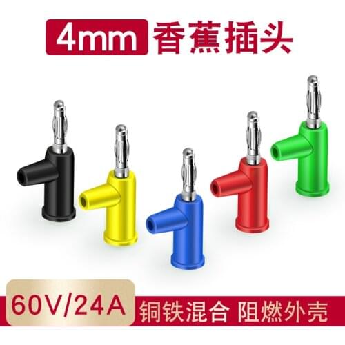 4mm Banana Plug Gun Type Continuous Plug / Screw Welding Free Banana Plug Banana Socket Probe Plug