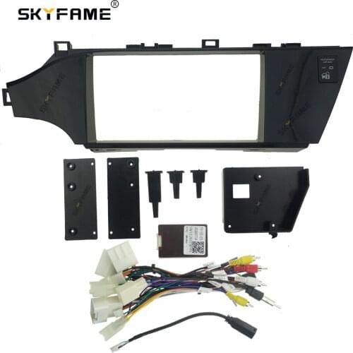 SKYFAME Car Frame Cable Canbus For TOYOTA AVALON 2013-2018 Screen Dask Kit Fascia Frame