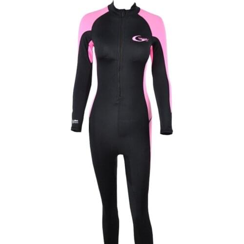 Men Women One Piece Surfing Lycra Rash Guard UPF50+ Water Sport Quick-Dry Long Sleeve Nylon Beach Wear Bathing SwimSuit