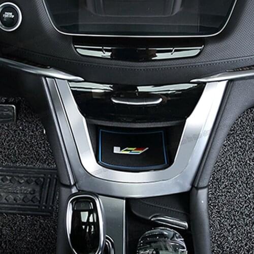 Car Center Console U Shape Frame Chrome Decoration Styling Trim for Cadillac Xt5 2016 2017 2018 2019 2020 2021 Accessories Auto