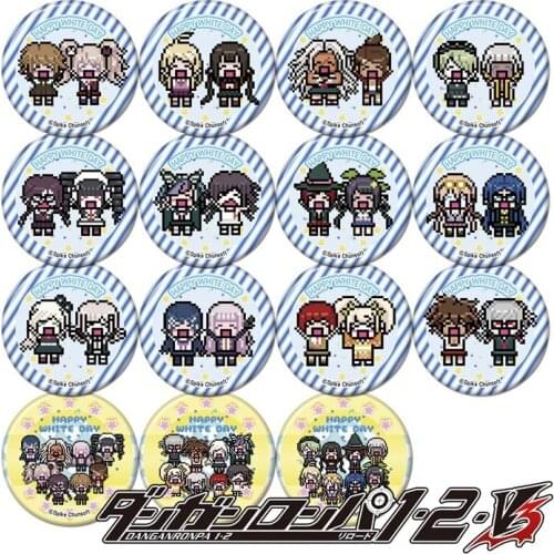 58mm Danganronpa: Trigger Happy Havo Badge mosaic Styles Cool Buttons Icons