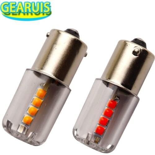 10pcs 1156 BA15S 8 SMD 3030 LED 1157 BAY15D P21/5W Silicone case Car Auto Turn signal Brake Parking Lamp DRL white red 12V