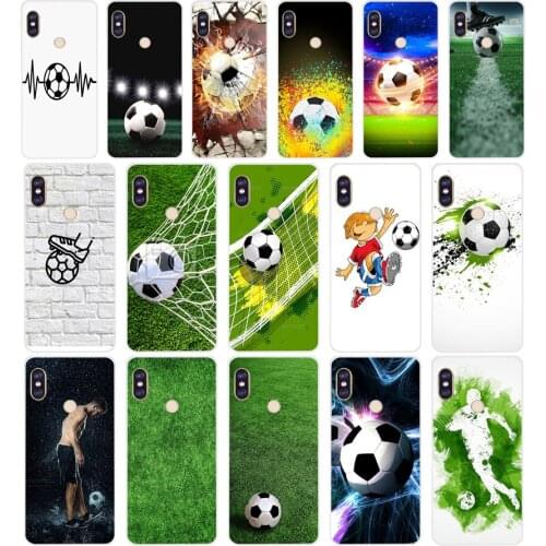 329FG football with water Soft Silicone Tpu Cover phone Case for xiaomi redmi 5A 8 8A 5Plus note 5 5A 8 8t Pro