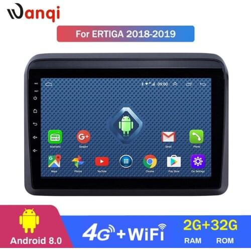 4G Lte All Netcom 9 inch Android 8.0 GPS Navigation System for 2018-2019 Suzuki ERTIGA with Bluetooth USB WIFI support SWC 1080P