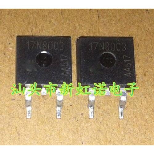 5Pcs/Lot New Original 17N80C3 TO-263 Triode Integrated Circuit Good Quality In Stock