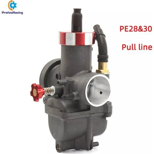 PE28 28mm PE30 30mm Performance Racing Carburetor Pull the Damper For Motorcycle Moped Scooter Pit Dirt Bike ATV Quad