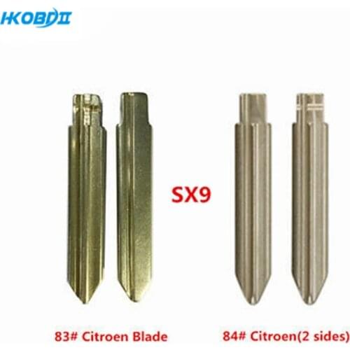 KEYDIY Metal Blank Uncut Flip #83 #84 SX9 Car Remote Key Embryo Uncut Blade for KD VVDI JMD Remote