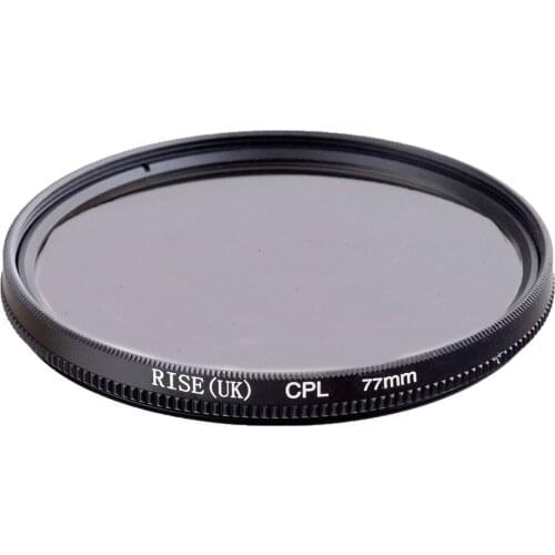 RISE 77mm Circular Polarizing CPL C-PL Filter Lens 77mm For Canon NIKON Sony Olympus Camera