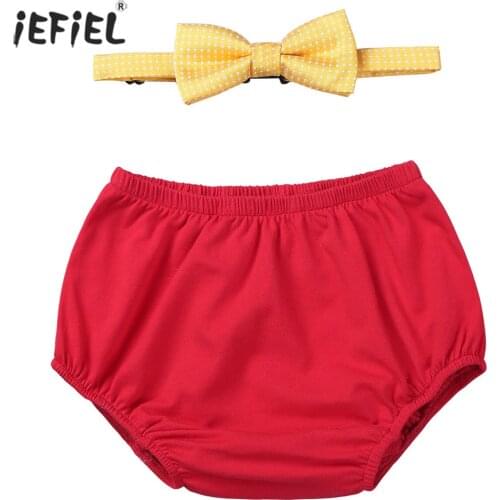 Summer Cute Baby Bloomers Toddler Girls Boys PP Shorts Pants Fashion Solid Color Cotton Linen Infant Baby Bloomers Diaper Cover