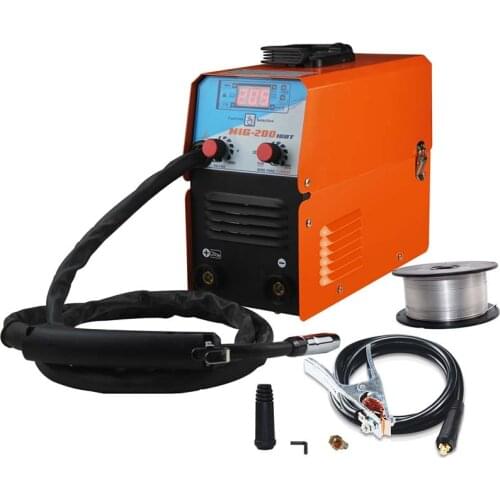 Mini MIG-200 AC220V 50/60Hz IGBT MIG MMA TIG Gasless Welding Machine Welder Welding Equipment Replace Manual Soldering Tool