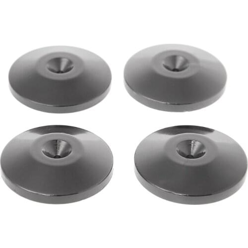 New 4 Pcs Isolation Spike Stand Feet Pad Speaker Amplifier Nickel Plated Cone Base