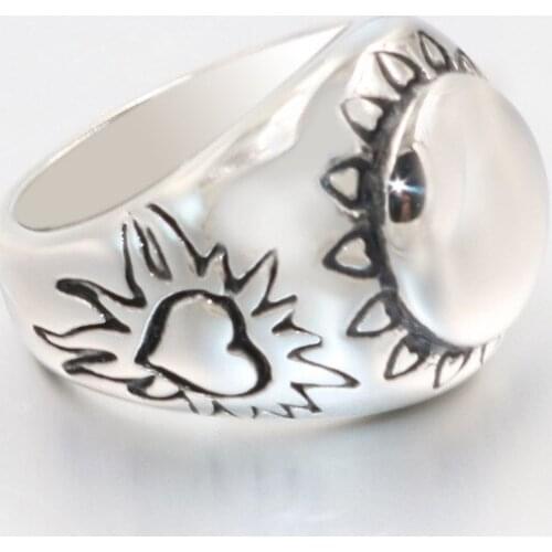 New Ring Mens Square Projection Surface Mens Ring Free Shipping