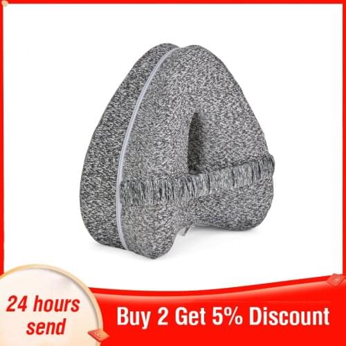 Pregnancy Knee Pillow Leg Pillow Sleeping Memory Foam Pillow Orthopedic Pillow for Side Sleeper Sciatica Relief