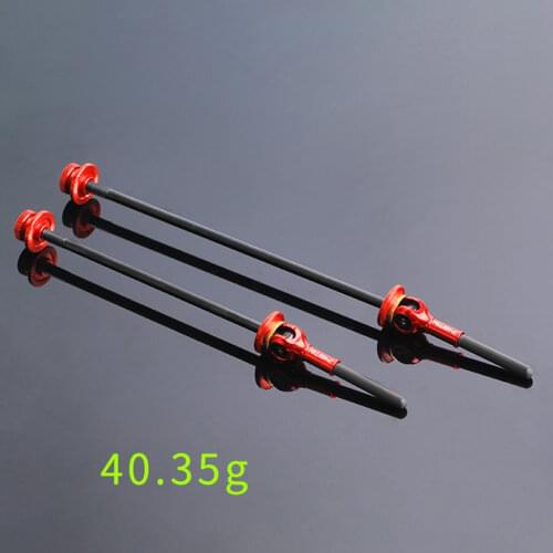 Pair Bike Wheel Hub Front Rear Skewers Clip Mountain Road Bicycle QR Levers Quick Release Bolt Lever Axle Wheels Parts