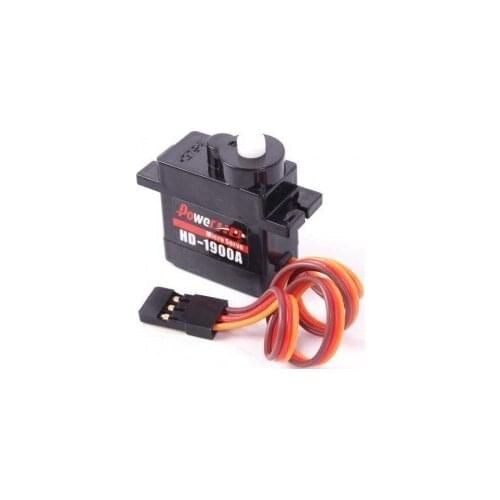 Power HD Micro Mini Analog Servo 1.5kg/9g HD-1900A W/POM Gear and Plastic Case (Compatible with FUTABA/JR)