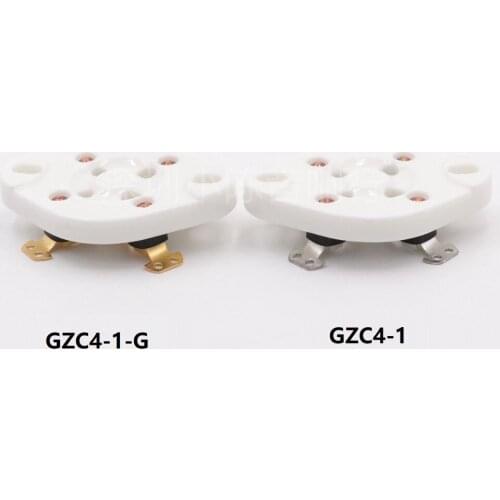 10 Piece Gold-plated 4 Pin Tube Socket 2A3 300B FU811 811A 866 572B 101D Valve Holder