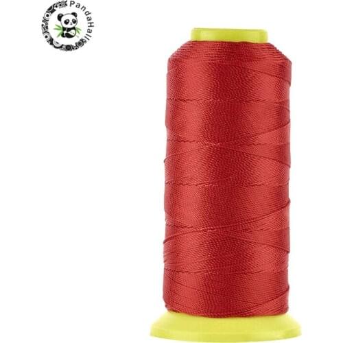 Pandahall 0.8mm, about 300m/roll Nylon Sewing Thread Durable Cords For Jewelry Making Findings 16 Colors