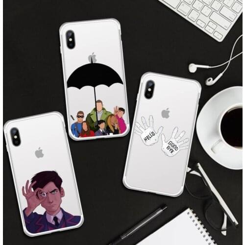 Umbrella Academy Aidan Gallagher Phone Case Transparent for iPhone 6 7 8 11 12 s mini pro X XS XR MAX Plus академия амбрелла
