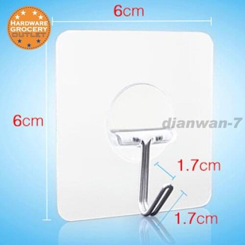 Removable Super Duty Kitchen Bathroonm Sucker Holds 5kg Decorative Hooks Super Powerful Vacuum Sucker 12pcs/pack