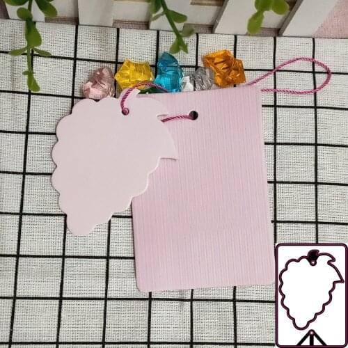 2Pcs New tags Metal Die Cutting Dies Stencils DIY Scrapbooking Album Decorative Embossing DIY Paper Cards Making