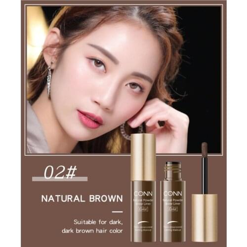 CONN 3 Colors Tint Eyebrow Gel Natural Waterproof Makeup Eye Brow Pencil Powder With Brush Long-Lasting Eyebrow Enhancers TSLM2