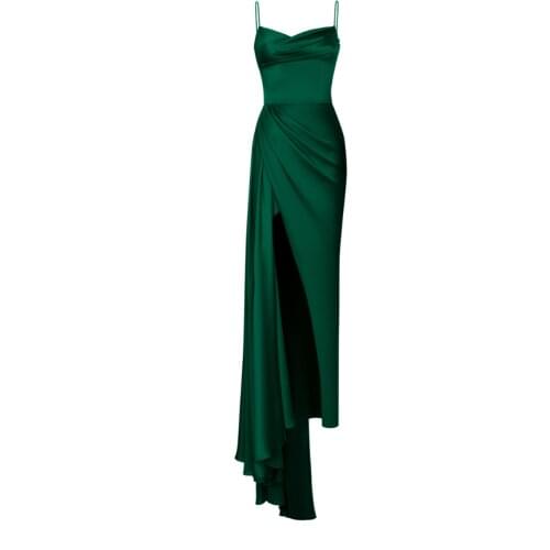 Formal Party Gown Split Trajes de gala Sexy Long Prom Dresses