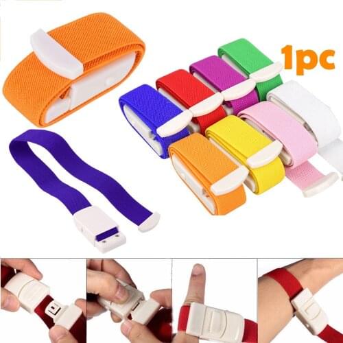 1 Pcs Colorful Latex Wire Snap Tourniquet Quick Release Paramedic Emergency Tourniquet Bandage Portable Outdoor First Aid