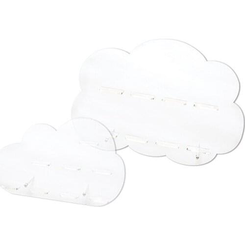 1Pc Clear Cloud Acrylic Cupcake Donuts Holder Wedding Dessert Biscuits Display Rack Kitchen Bakeware Cake Stands