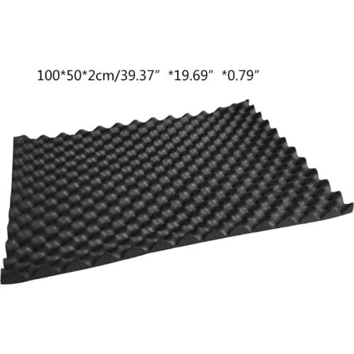 2020 New 100x50cm Car Sound Deadener Mat Noise Insulation Acoustic Dampening Foam Mat