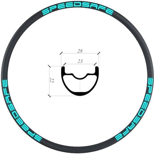 300g ULTRA LIGHT 29er MTB XC race clincher tubeless carbon rim 28mm hookless 22mm deep UD 3K 12K 24H 28H 32H 29inch disc wheel