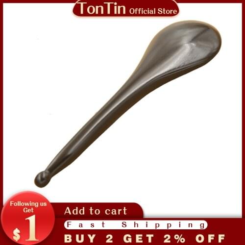 5A grade Original Si Bin brown color Bian stone massage guasha kit beauty face spoon meridian pen type 2