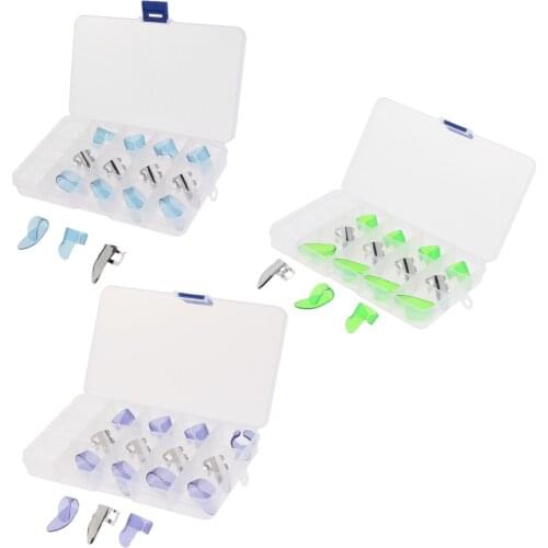5x Finger Picks + 5x Thumb Picks + 5x Metal Plectrum with Storage Box Holder