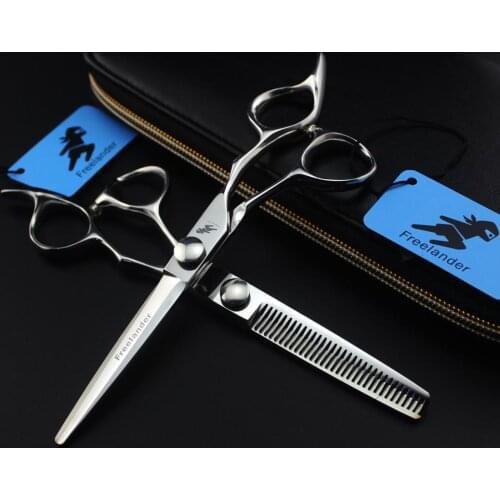 6" sliver 440C japan cutting hair scissors hairdressing salon professional hair cut shears barber thinning scissors