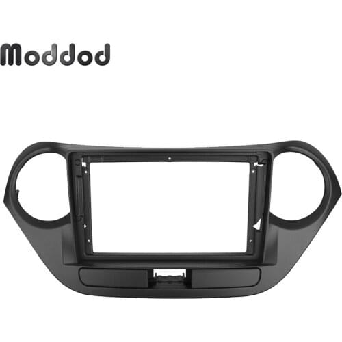 9 Inch Radio Fascia for HYUNDAI I-10 2014-2016 LHD Double Din Dashboard stereo GPS DVD frame Installation Trim Kit Frame Bezel