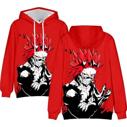 2021 Kids Clothing My Hero Academia Hoodies Men/women Sweatshirts Hip Hop Streetwear Hooded Boys Girls Casual Anime Pullovers