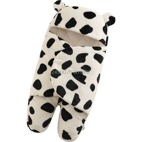 0-9month Baby winter blanket wrap double layer fleece baby swaddle baby envelope sleeping bag newborns Gift baby bedding blanket