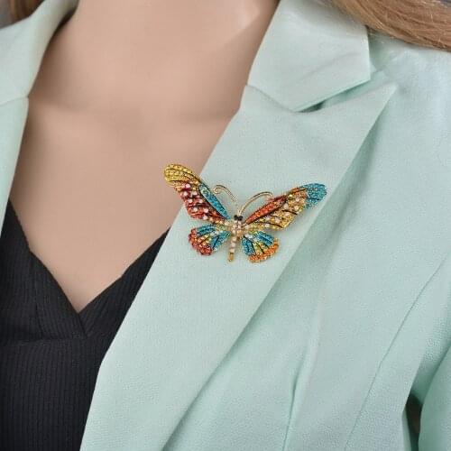 Броши бабочка на одежду 含奇 China At AliExpress