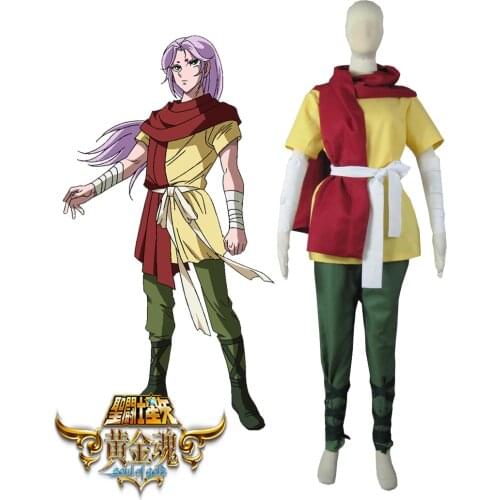 Saint Seiya Aries Mu Cosplay Saint Seiya:Soul of Gold Gold Saints Aries Mu Cosplay Costume Custom Made Any Size
