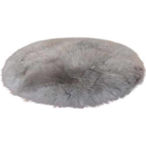 Round Rugs Carpets Soft Faux Fur Rug Wool Living Room Sofa Carpet Plush Carpets Household Bedroom Warm Mat Sofa Chair Desk Pad